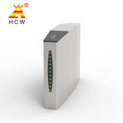 Smart RFID Card Retractable Flap Barrier Gym Turnstile Pedestrian Access Control