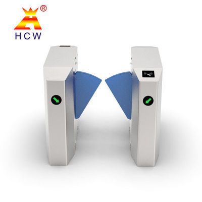 Half Height SS304 Wing Gate Turnstile 40 Persons / Min Support IC Card