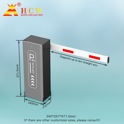 HCW Customizable Waterproof Automatic Parking Barrier Gate with Wireless Sensor Access Control and Arm Type Options