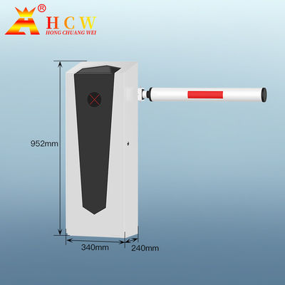 HCW Remote Control Parking Barrier Gate System OEM Custom Electric Servo Motor