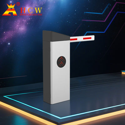 HCW Servo Motor Smart Traffic Barrier Gate , Automatic Boom Barrier Car Parking Lot