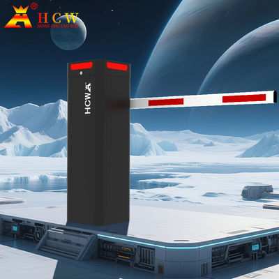 HCW Automatic Car Parking Garage Vehicle Barrier Gate With Servo Motor Fast Speed 1-6m Boom