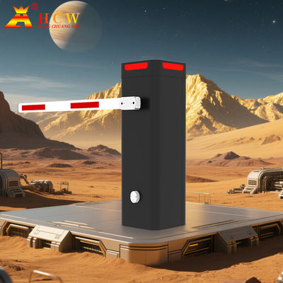 HCW Automatic Car Parking Garage Vehicle Barrier Gate With Servo Motor Fast Speed 1-6m Boom
