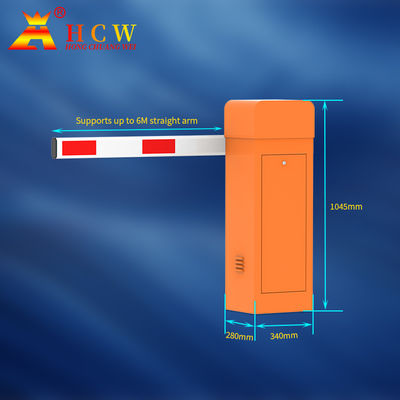 HCW DC Motor 24V Security Barrier Gate Universal Remote Control for Parking Lot System