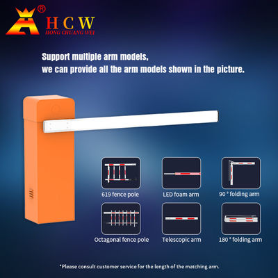 HCW DC Motor 24V Security Barrier Gate Universal Remote Control for Parking Lot System