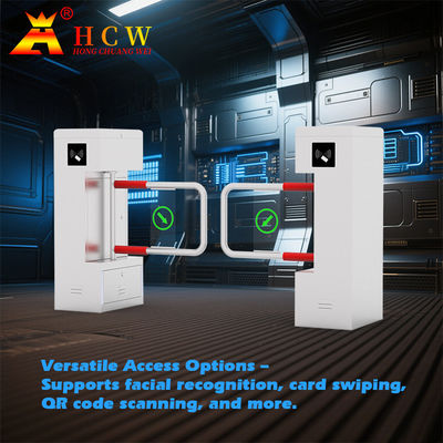 Two-way Passing Office Security Control Swing Barrier Turnstile RS485