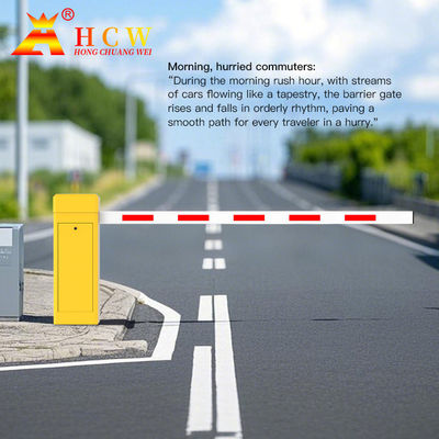 1.5sec Speed Adjustable Parking Barrier Gate 24VDC Brushless Motor 200W