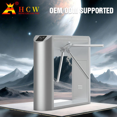 HCW Fully Automatic Tripod Drop Arm Turnstile Electronic Turnstile Gates 0.2S Reacting Time