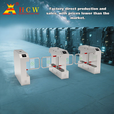 Office Building Access Control System Swing Gate Turnstile For Staff Passage