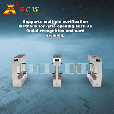 Office Building Access Control System Swing Gate Turnstile For Staff Passage