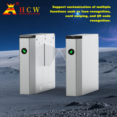 Brushless Motor Sliding Gate Turnstile Resetting Automatically For Airport Access Control