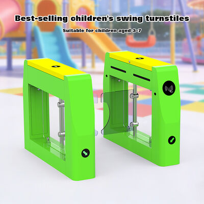HCW Automatic Turnstile Gate with High Throughput 30~40 people/minute Swing Gate,3 Million Trouble-Free Runs Pedestrian Gate
