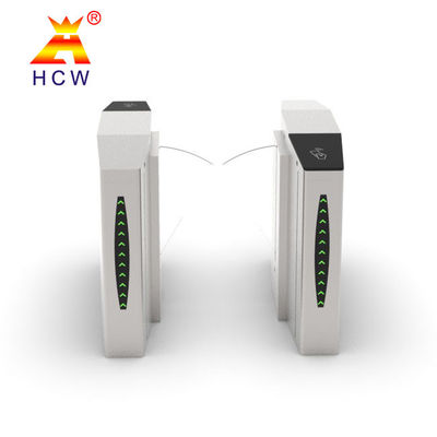 Smart RFID Card Retractable Flap Barrier Gym Turnstile Pedestrian Access Control