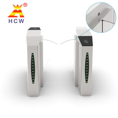 Smart RFID Card Retractable Flap Barrier Gym Turnstile Pedestrian Access Control
