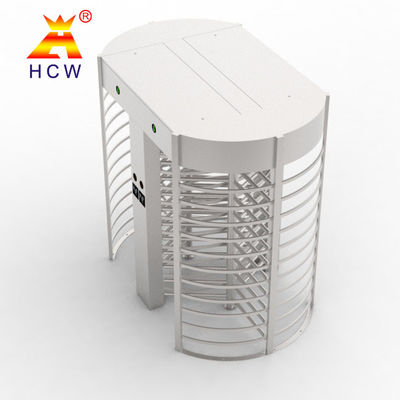 Station / Scenic / Hospital Half Height Turnstile One Way Manual Stainless Steel Turnstile