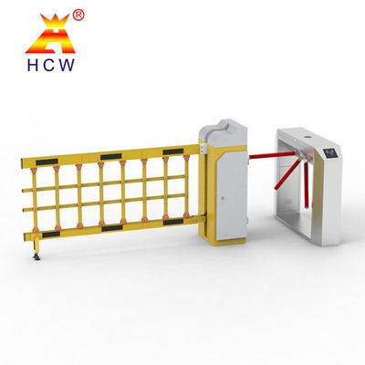 Pedestrian Swiping Tripod Turnstile Gate Access Control DC Motor