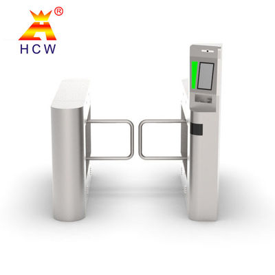 IP54 Face Recognition Turnstile Gate Swing Barrier Untuk Kontrol Pejalan Kaki