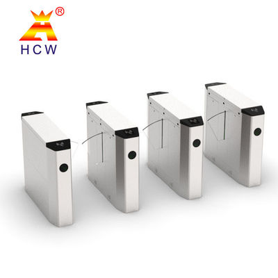 Retractable Flap Barrier Wing Gate Turnstile With Time Attendance IP54