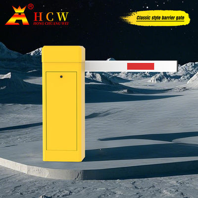 Adjustable 3-6s Electric Boom Barrier for Parking Lot Anti-Corrosion and Anti-Fading DC24V Motor Power 80W/120W AC220V±10% Power Supply