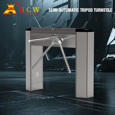 Sistem penghalang masuk keamanan HCW Tripod Turnstile Gerbang mekanisme Turnstiles akses terkontrol
