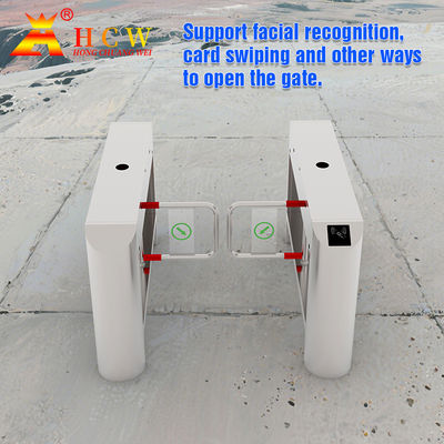 HCW Residential Barrier Turnstile Gate All In One Card Swipe Card Induksi Channel Gate
