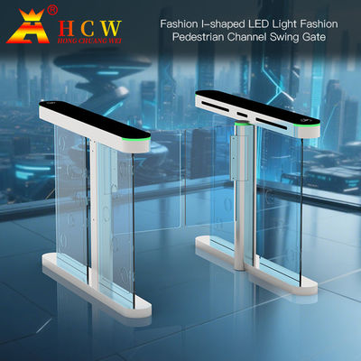 HCW 0.5s High Speed Barrier Turnstile Gate Keamanan Elektronik Baja tahan karat