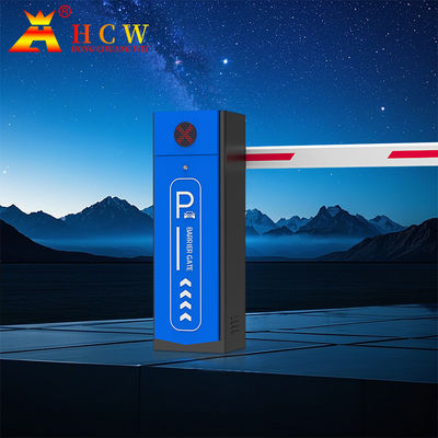 HCW 160W Gerbang penghalang kendaraan listrik lengan pagar 60kg dengan Lampu LED