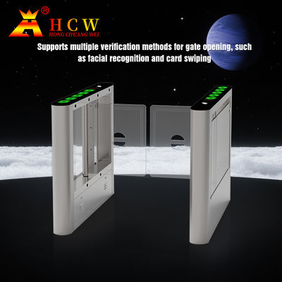 HCW Turnstiles stainless steel Swing Barrier Gate Akses Control Systems Pengakuan wajah Turnstile