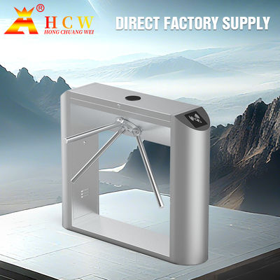 HCW Fully Automatic Tripod Drop Arm Turnstile Electronic Turnstile Gates 0.2S Reacting Time