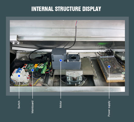 HCW IP67 Office Security Manual Turnstile Gate Bidirectional Low Noise