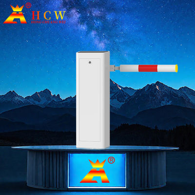 Model Gerbang Penghalang Tiang HCW Kecepatan yang Dapat Disesuaikan AC220V Motor DC Biaya Parkir 50hz Keamanan