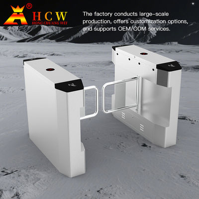 Swiping Card Speed Gate Turnstile Two Way Face Recognition Small Swing Turnstile Gate