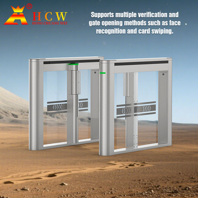 HCW Biometric Swing Turnstile Speed Gate Sistem Keamanan Kontrol Akses Khusus Dengan Brushless