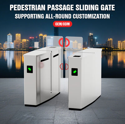 HCW Durable Barrier Turnstile Gate,Sistem Gerbang Geser Tahan Korosi dan Durable 304 Rustless Steel Barrier Turnstile Gate