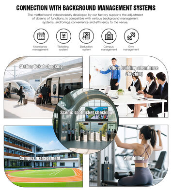 HCW 1-Second Operation Speed Gate Turnstile and 600-1000mm Channel Width Swing Barrier Turnstile