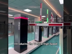 CW253 HCW Gerbang Penghalang Parkir Motor Berkecepatan Tinggi tanpa sikat 150W Otomatis dengan lampu LED untuk tempat parkir