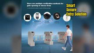 Entri Aman Pintu Putar Kontrol Akses Cerdas